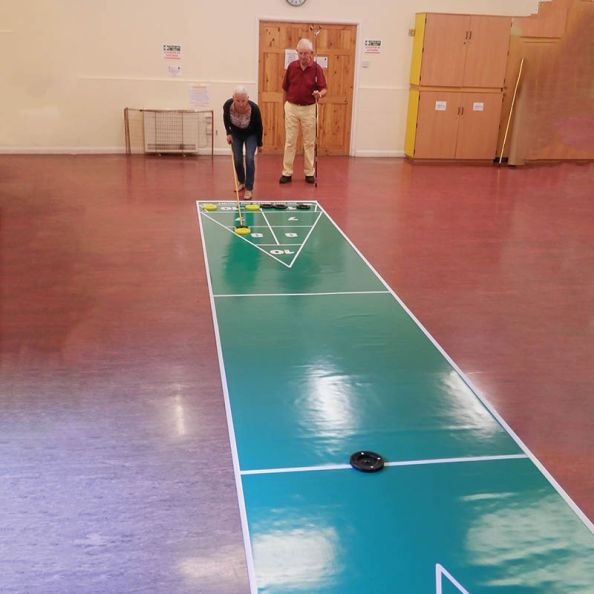 Shuffleboard Mini Roll Out Court Set  | Creative Activity