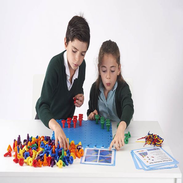 Geo Pegs Activity Set  | Creative Activity