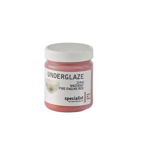 Underglaze Colours 114ml - Fire Engine Red