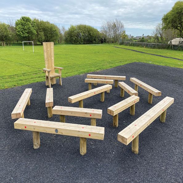 Maze Seating - Inner Ring Only 3410 x 2750mm | Creative Activity