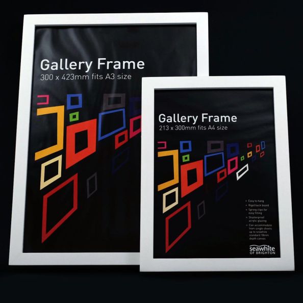 A4 Mounting Frame  21 x 29.7cm   White Finish | Creative Activity