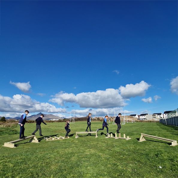 Free Standing Outdoor Trim Trail