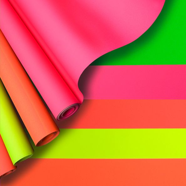Day-Glo Poster Rolls Saturn | Creative Activity