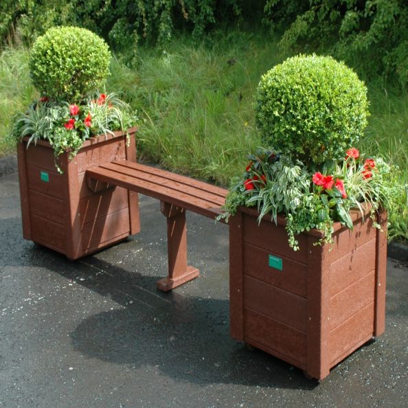 Planter with Bench