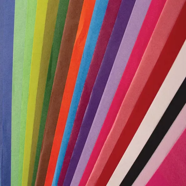 Tissue Paper 700 x 500mm 100 sheet pack 10 colour mix