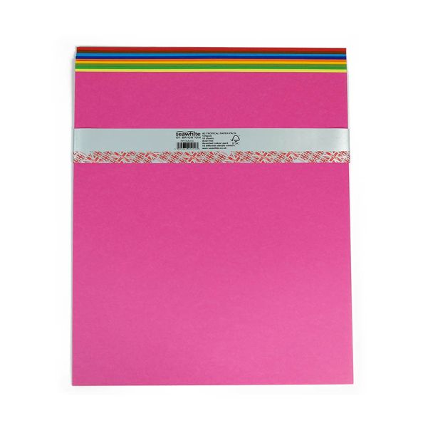 A2 Tropical Paper 135gsm 100 sheet Mango pack | Creative Activity