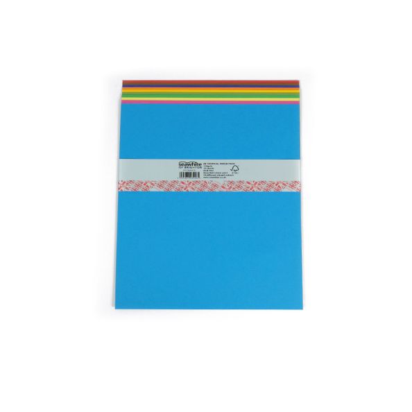 A4 Tropical Paper 135gsm 100 sheet Ultramarine pack | Creative Activity