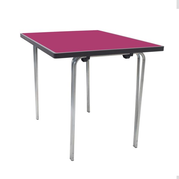 Gopak Premier Folding Tables H584 x W610 x L915mm Fuchsia | Classroom Furniture | Creative Activity