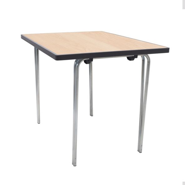Gopak Premier Folding Tables H584 x W610 x L915mm Maple | Classroom Furniture | Creative Activity