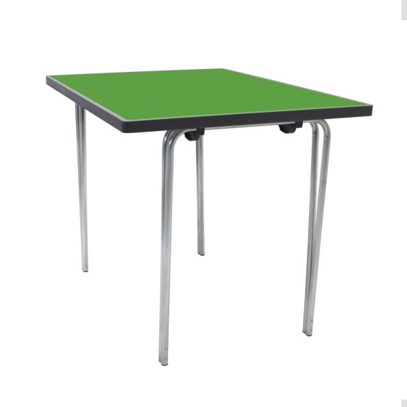 Gopak Premier Folding Tables H584 x W610 x L915mm Pea Green | Classroom Furniture | Creative Activity
