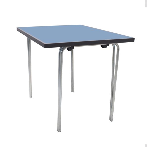 Gopak Premier Folding Tables H584 x W610 x L915mm Powder Blue | Classroom Furniture | Creative Activity