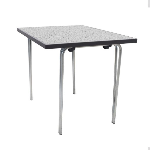 Gopak Premier Folding Tables H584 x W610 x L915mm Snow Grit | Classroom Furniture | Creative Activity