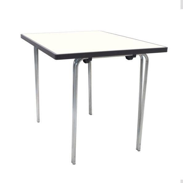 Gopak Premier Folding Tables H584 x W610 x L915mm White | Classroom Furniture | Creative Activity