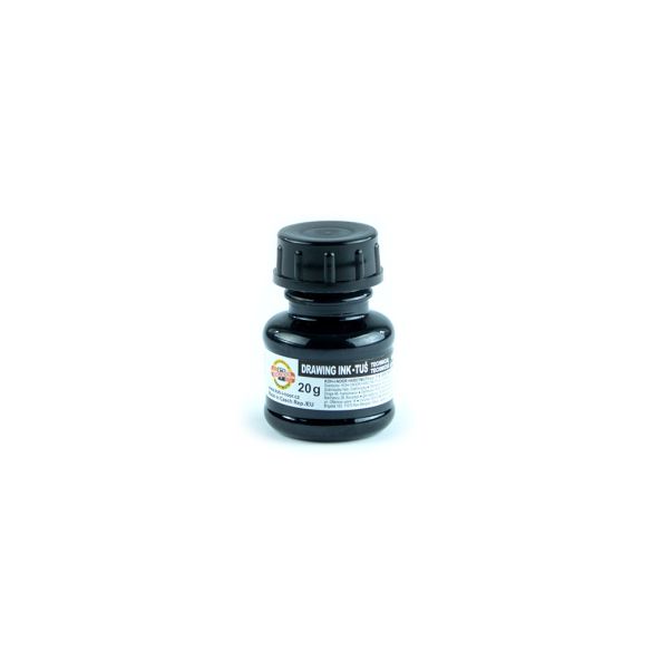 KIN Drawing Ink 20g small bottle Black  | Creative Activity