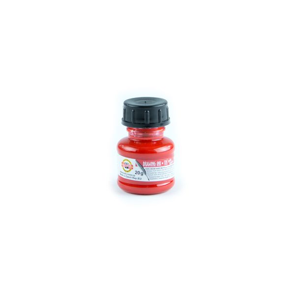 KIN Drawing Ink 20g small bottle Red | Creative Activity