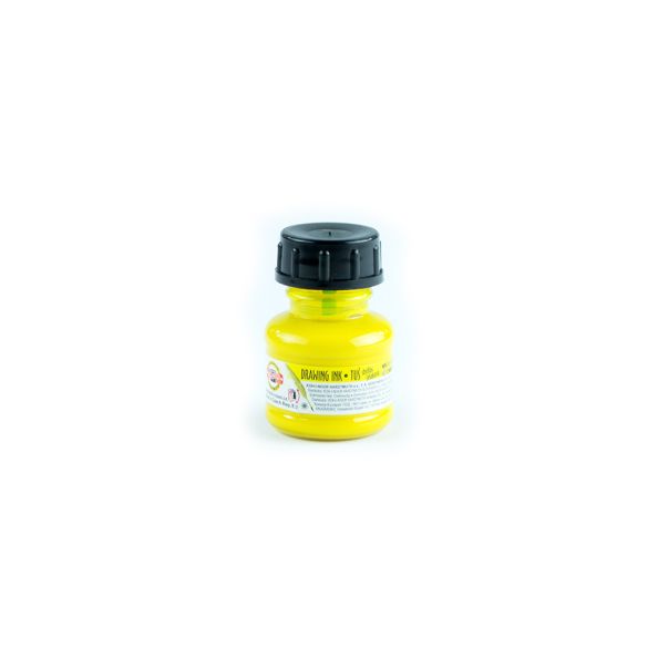 KIN Drawing Ink 20g small bottle Yellow | Creative Activity