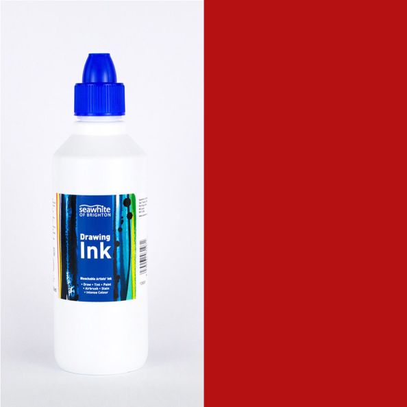 Art Ink - Brilliant Red / 500ml Bottle   | Creative Activity
