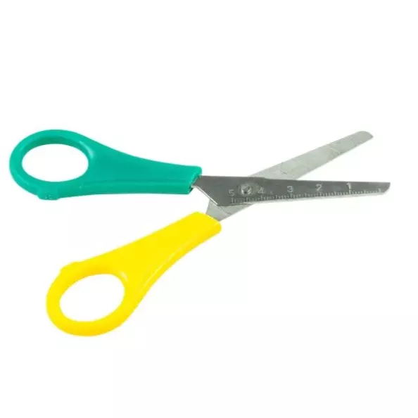 Childrens Ruler Scissors Left Handed pk12 | Creative Activity