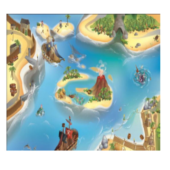 Playmat - Pirate 100 x 150cm