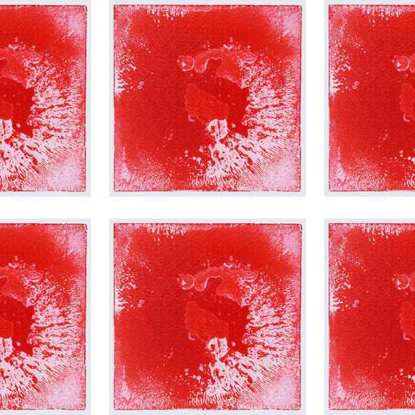Liquid Floor Tile Red