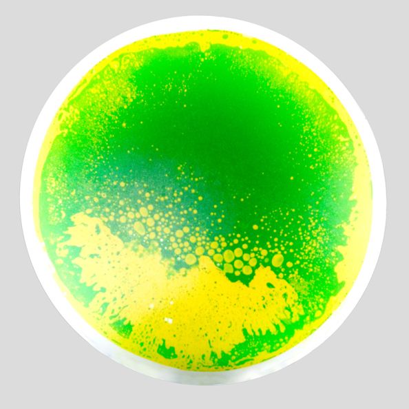 Round Liquid Floor Tile 50x50cm - GREEN