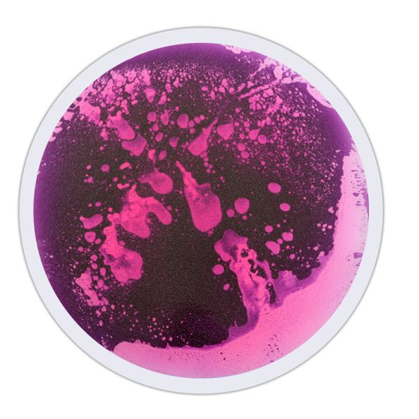 Round Liquid Floor Tile 50x50cm - PURPLE