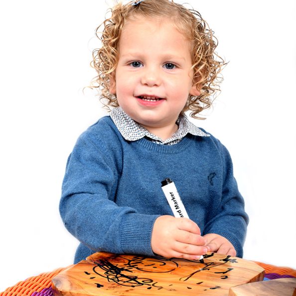 Natural Wooden Writing Board (Set of 3) | Creative Activity