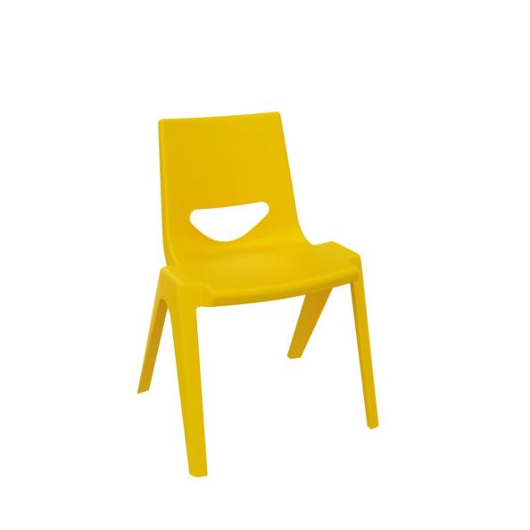 EN ONE Posture Classroom Chair 380mm Banana Yellow | Creative Activity