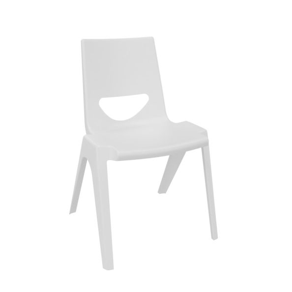 EN ONE Posture Classroom Chair 430mm White | Creative Activity