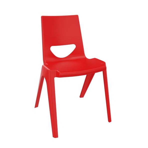 EN ONE Posture Classroom Chair 460mm Cherry Red | Creative Activity