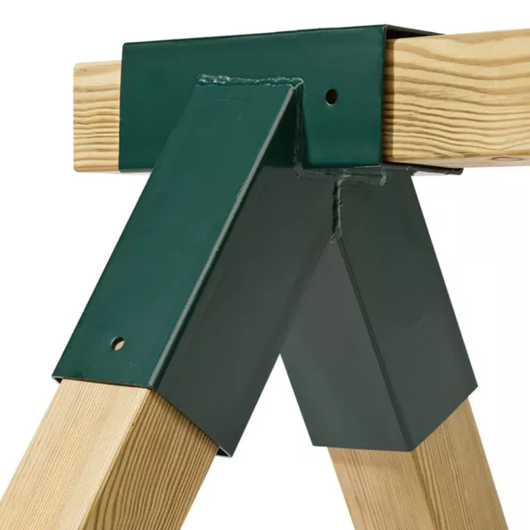 Square Corner  Bracket 90mm with Angle (Green)