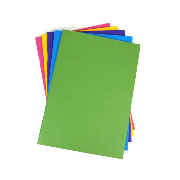 A4 Portrait Starter Sketchbook Matt Laminated Kiwi Green Cover 40 pages 140gsm  | Creative Activity