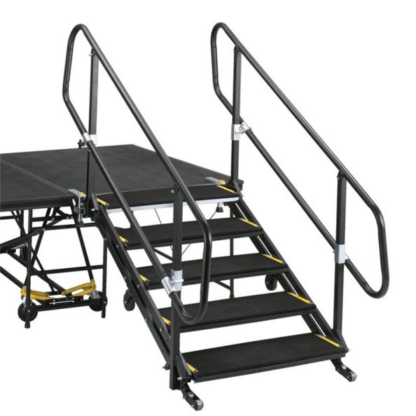 Mobile Folding Stage Steps 20-40H Tuff Deck