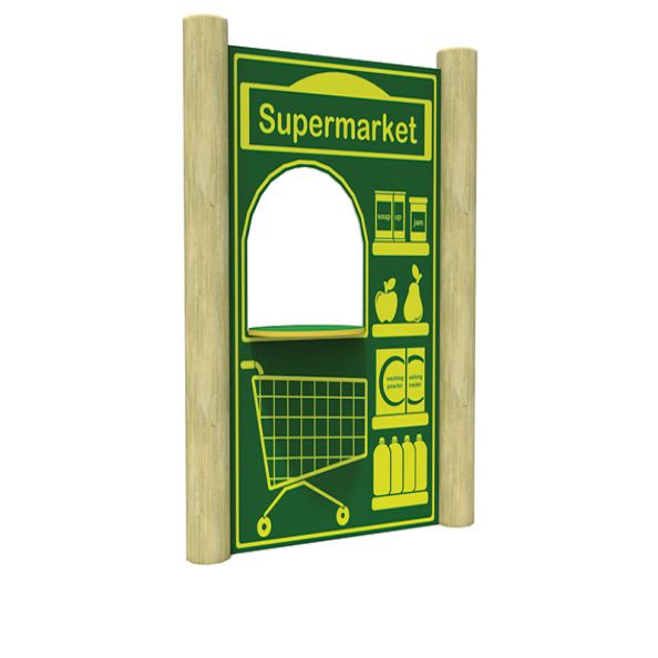 Large Role Play Activity Panels - Supermarket Panel with 2x posts | Creative Activity