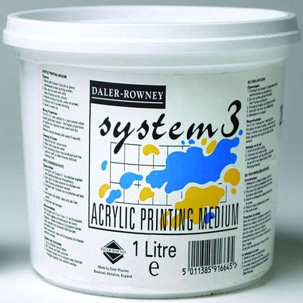 System 3 Screen Printing Medium 5 Litres | Creative Activity