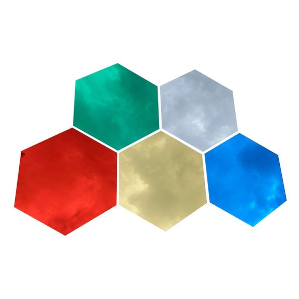 Coloured Hexagon Mirrors | Multi-Sensory Environments | Creative Activity