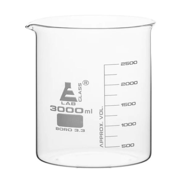 LabGlass® Beaker with spout 3000ml | Creative Activity