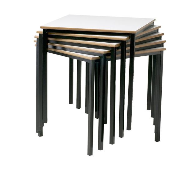 Welded Frame Square Table 600 X 600mm PVC Edge H760mm  | Creative Activity