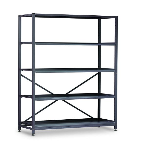 TecniStor Static Metal Storage w1055xh1850mm open 4 shelf unit | Creative Activity
