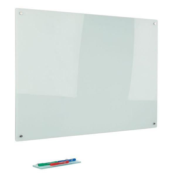 White Magnetic Glass Writing Boards W900 x H1200mm | Creative Activity