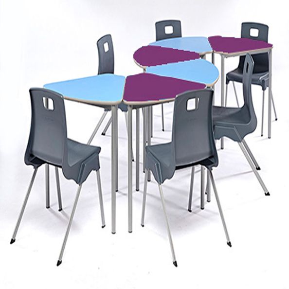 Pie Mobile Table 755 X 660 X H710mm - Pu Edge | Creative Activity