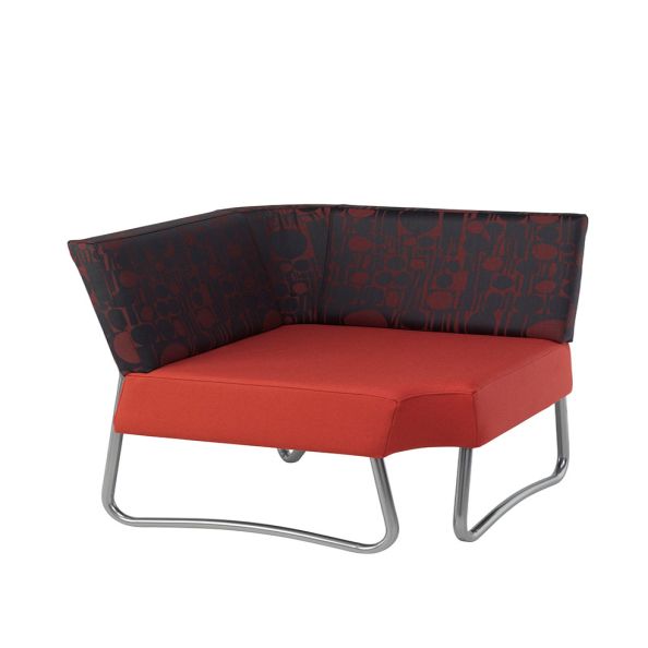 City 90 Degree Internal Corner Seat With Back | Creative Activity