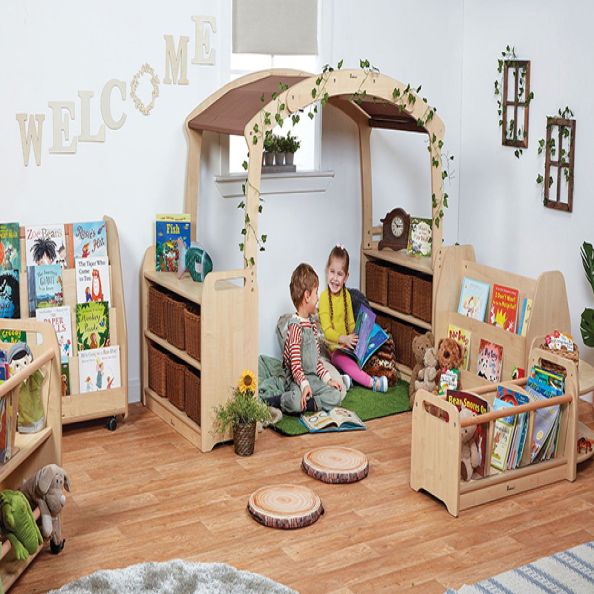 Cosy Reading Zone Area - Taupe roof without baskets | Creative Activity