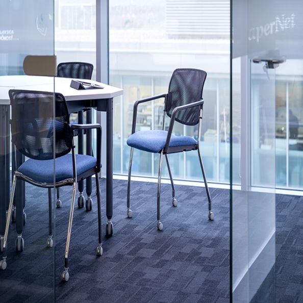 Topaz Mobile Chair with Mesh Back & Arms | Creative Activity