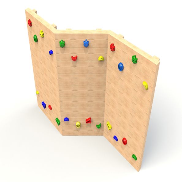 Zig-Zag Traverse Wall