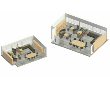 3D Room Design for Educational Furniture