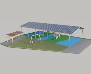 3D Design of Outdoor Play Area
